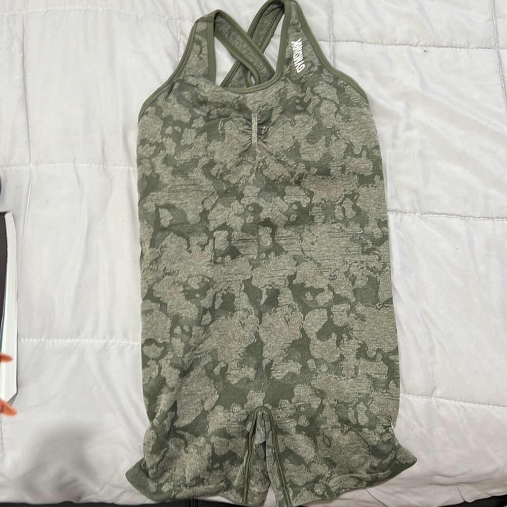 Gymshark Camo One Piece